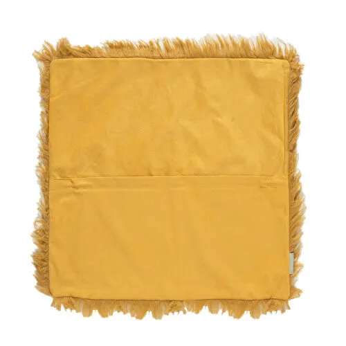 Mudo Home Bonita Kirlent Kilifi Hardal 45x45