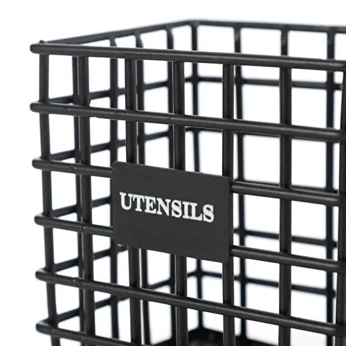 Mudo Home Black Metal Kaşiklik