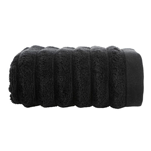 Mudo Home Stella Yüz Havlusu Si̇yah 50x80