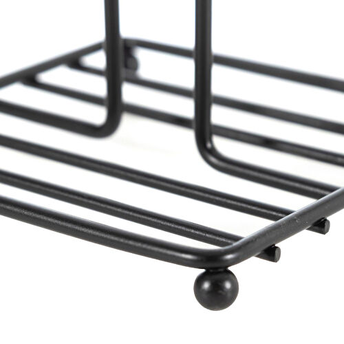 Mudo Home Black Metal Kağit Havluluk