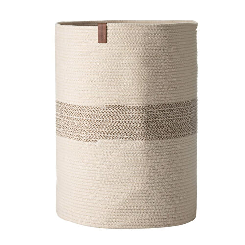Mudo Home Venus Çamaşir Sepeti̇ Bej Ekru 35x35x45