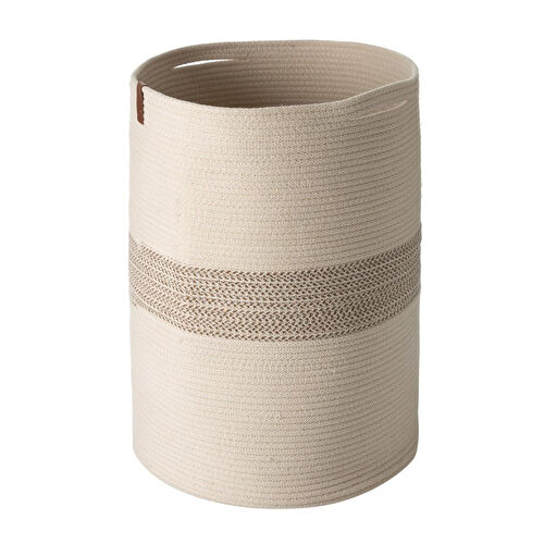 Mudo Home Venus Çamaşir Sepeti̇ Bej Ekru 35x35x45