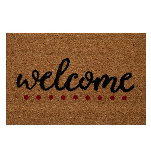 Mudo Home Welcome Dots Kapi Paspasi 40x60