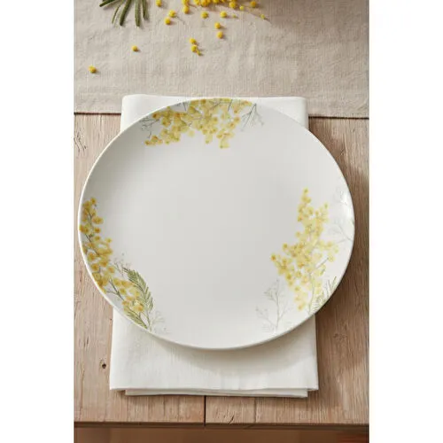 Rakle Mimosa Seramik 4'lü Servis Tabağı Seti 25,5 Cm Rakle Mimosa Seramik 4'lü Servis Tabağı Seti 25,5 Cm