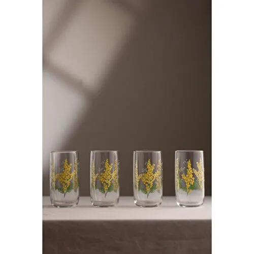 Rakle Mimosa 4'lü Meşrubat Bardağı seti 365 cc