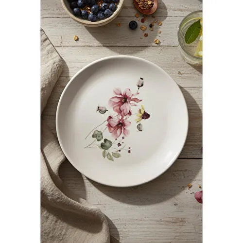 Rakle Darrel Seramik 4'lü Pasta Tabağı Seti 19 Cm