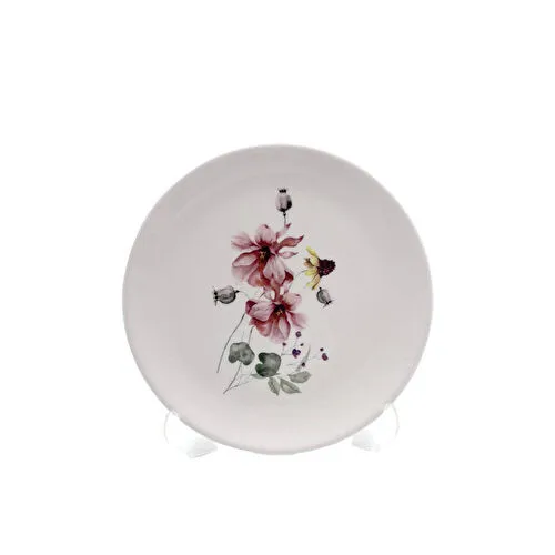 Rakle Darrel Seramik 4'lü Pasta Tabağı Seti 19 Cm