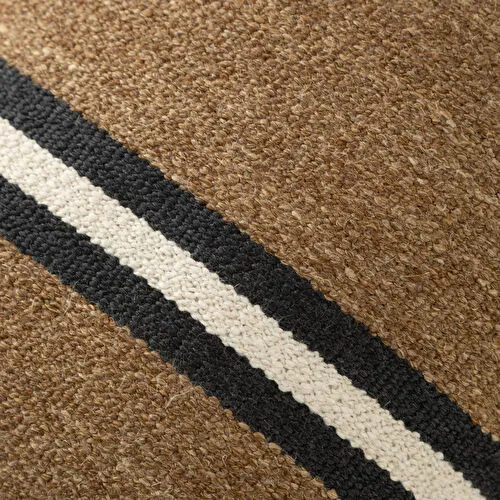 Mudo Home Elisa Çi̇zgi̇li̇ Kirlent Kahve 35x55