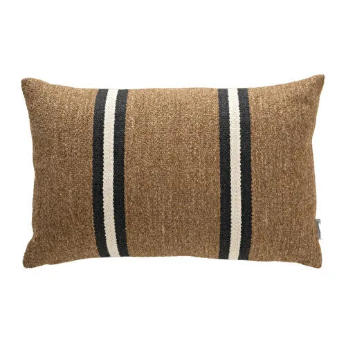 Mudo Home Elisa Çi̇zgi̇li̇ Kirlent Kahve 35x55