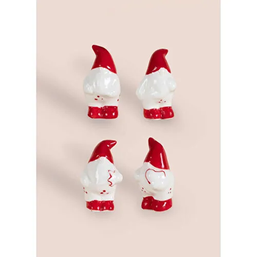 The Mia Dekoratif Askılı Biblo 4lü Set 4x4x7 Cm The Mia Dekoratif Askılı Biblo 4lü Set 4x4x7 Cm