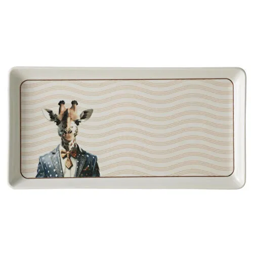 Mudo Home Iconic Sunum Tabaği 34x15cm- Giraffe