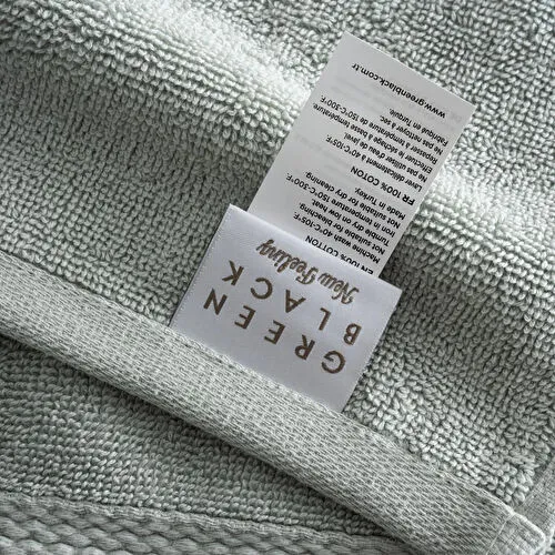 Green Black Lara 3'lü Havlu Seti %100 Pamuk Bordürlü Yeşil Green Black Lara 3'lü Havlu Seti %100 Pamuk Bordürlü Yeşil