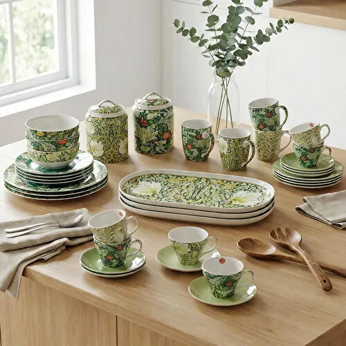 Lucky Art Sylva Bone Square-line 6li Kahve Fincani Seti