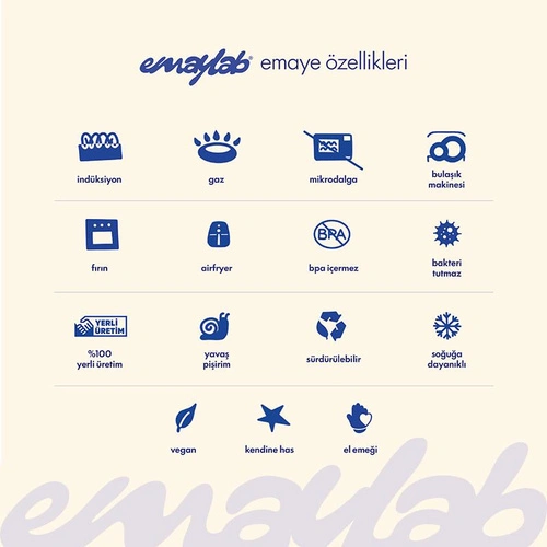 Emaylab Black Cupid Emaye Kettle
