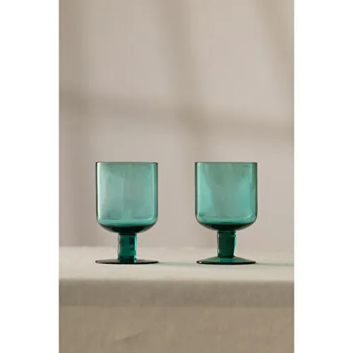 Rakle Shadow El Yapımı Kendinden Renkli 2'li Cup Dondurmalık Seti Mavi 320 Cc