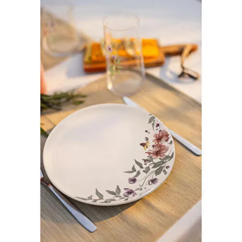 Rakle Darrel Seramik 4'lü Servis Tabağı Seti 25,5 Cm