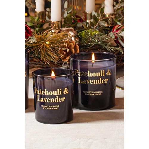 Rakle Glam Patchouli Kokulu 2'li Mum Seti Lacivert 120 Gr - 200 Gr