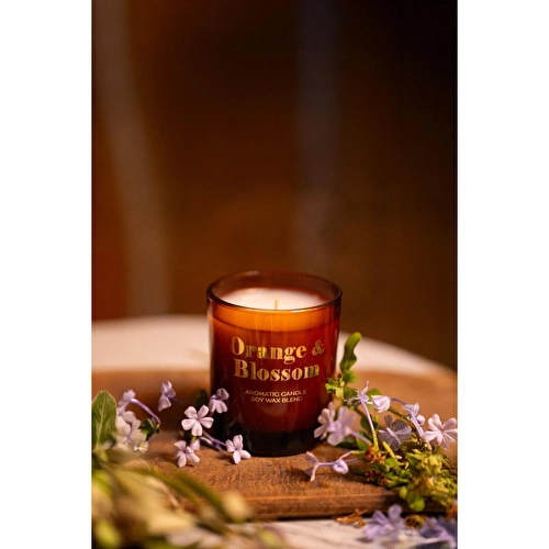 Rakle Glam Orange Blossom Portakal Çiçeği Kokulu 2'li Mum Seti Turuncu 120 Gr - 200 Gr Rakle Glam Orange Blossom Portakal Çiçeği Kokulu 2'li Mum Seti Turuncu 120 Gr - 200 Gr