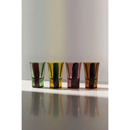 Rakle Jüpiter 4'lü Shot Bardağı Seti 34 Cc