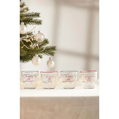 Rakle Clara 4'lü Su Bardağı Seti 290 Cc