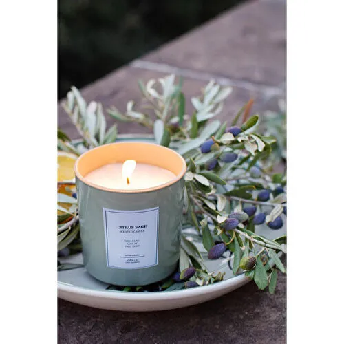 Rakle Le Jardin Citrus Sage Kokulu 2'li Mum Seti Yeşil 120 Gr - 200 Gr