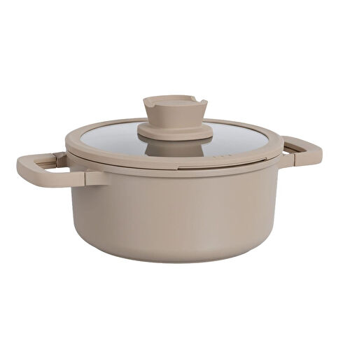 Berghoff Leo Stone Tencere 20 Cm Latte