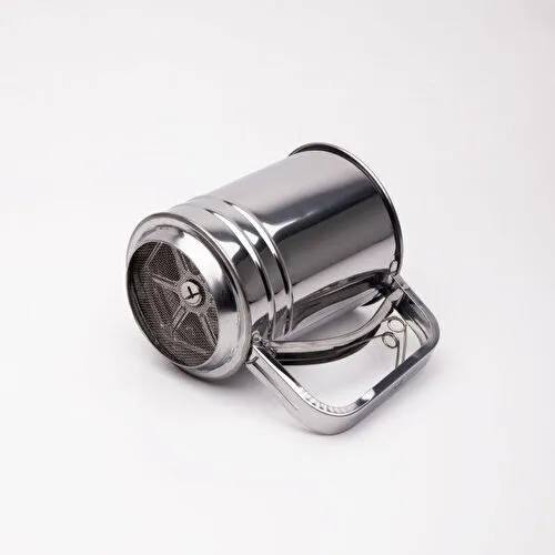 Emaylab Metal Paslanmaz Çelik Tetikli Un Eleği, Pratik Un Ve Şeker Eleği