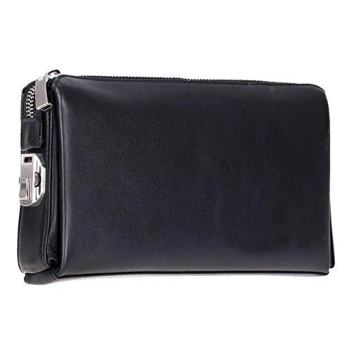 Bloominbag Forte Wrist Onyx Black Unisex Kilitli Clutch Çanta