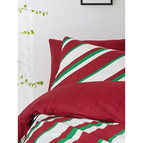 Cozy Home Festive Çift Kişilik Lastikli Çarşaflı Nevresim Takımı Merry Kırmızı Cozy Home Festive Çift Kişilik Lastikli Çarşaflı Nevresim Takımı Merry Kırmızı