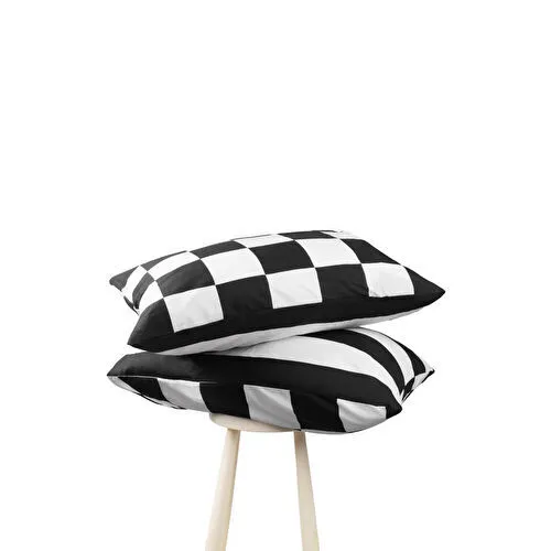 Cozy Home Mono Çift Taraflı Yastık Kılıfı Code Siyah 50x70 Cozy Home Mono Çift Taraflı Yastık Kılıfı Code Siyah 50x70