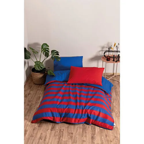Cozy Home popping Colors Tek Kişilik Lastikli Çarşaflı Nevresim Takımı Blaze Kırmızı Cozy Home popping Colors Tek Kişilik Lastikli Çarşaflı Nevresim Takımı Blaze Kırmızı