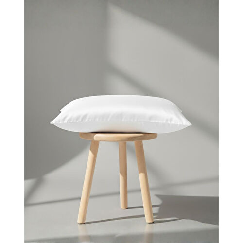 Cozy Home Halo Saten Yastık Kılıfı Beyaz 50x70 Cozy Home Halo Saten Yastık Kılıfı Beyaz 50x70