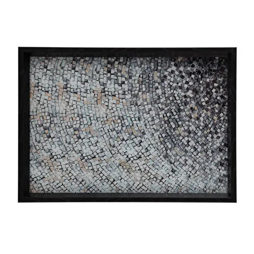 Mudo Home Black - Silver Chic Tepsi̇ 31x42cm