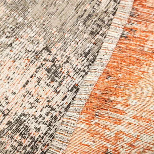 Mudo Home Jay Hali Turuncu Kahve 120x180 Mudo Home Jay Hali Turuncu Kahve 120x180