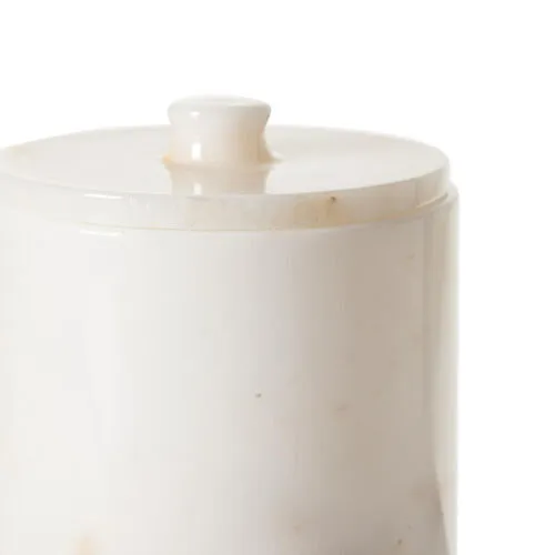 Mudo Home Marble Beyaz Çöp Kovasi 3 Lt