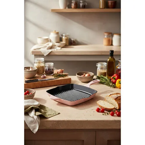 Bernardo Intensa Döküm Kare Tava Pembe 26cm