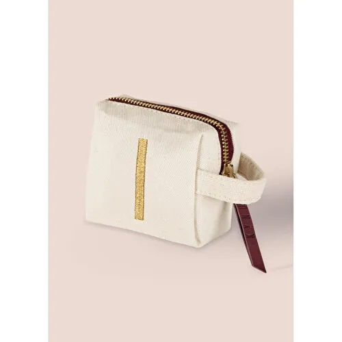 The Mia Harf Nakışlı Çanta I 14x12 Cm