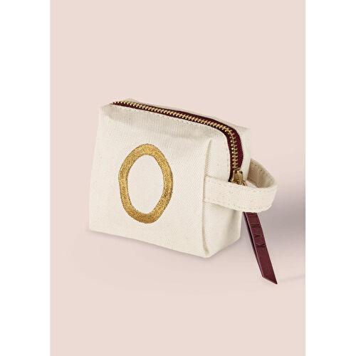 The Mia Harf Nakışlı Çanta O 14x12 Cm