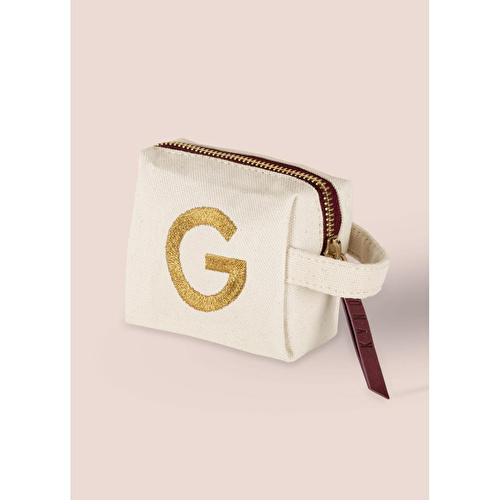 The Mia Harf Nakışlı Çanta G 14x12 Cm