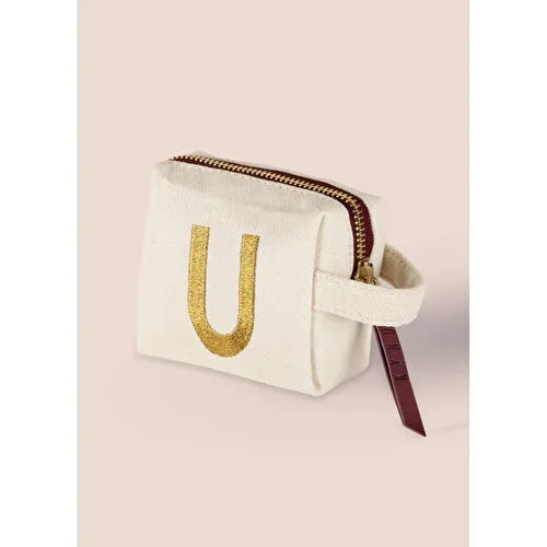 The Mia Harf Nakışlı Çanta U 14x12 Cm