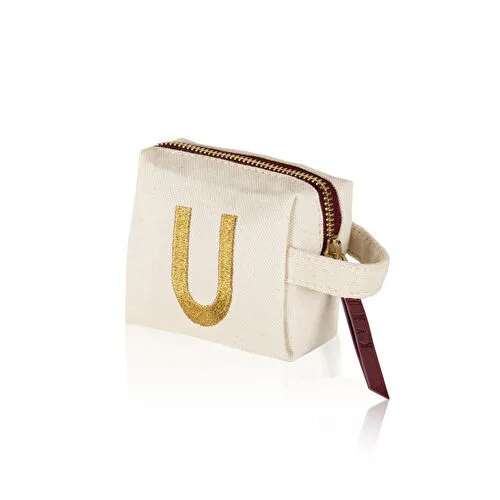 The Mia Harf Nakışlı Çanta U 14x12 Cm