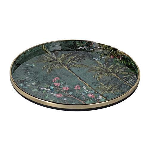 Lucky Art Jungle Dekoratif Tepsi 41cm