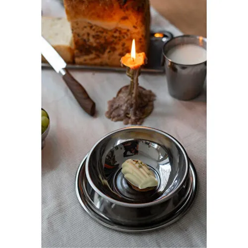 Beige & Stone Paslanmaz Çelik 330 Ml Çerez Meyve Kahvaltılık Kase