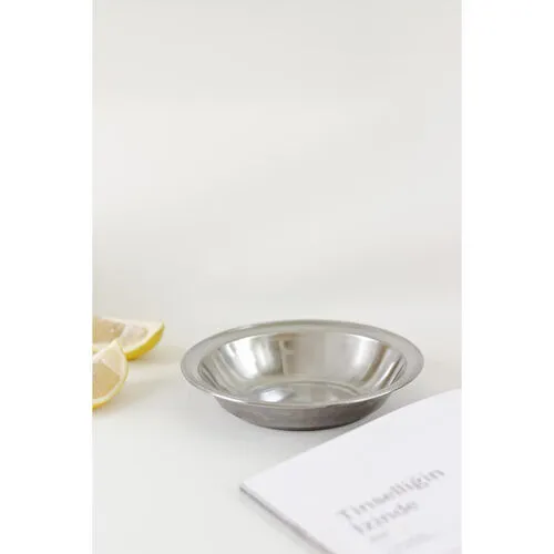 Beige & Stone Paslanmaz Çelik 15,5 Cm Çerez Kahvaltılık Tabağı