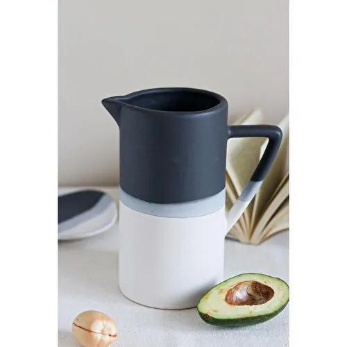 Beige & Stone Natural Stone Sürahi Antrasit