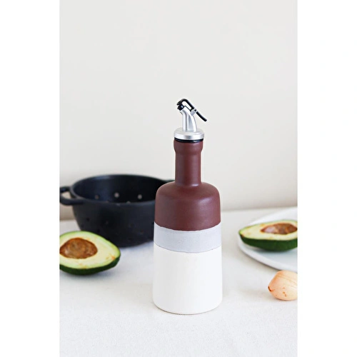 Beige & Stone Natural Stone Zeytinyağı Ve Sıvıyağ Şişesi