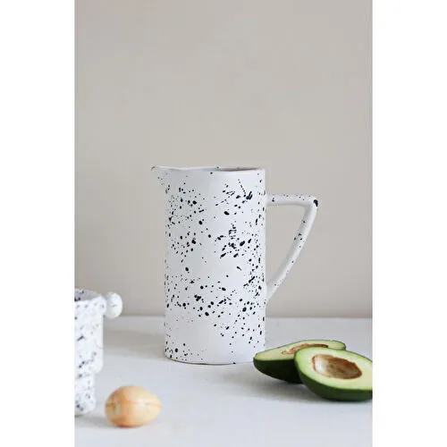 Beige & Stone Benekli Sürahi