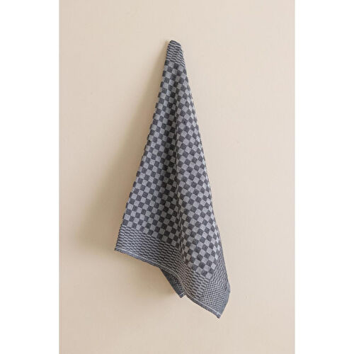 Beige & Stone Kareli 2'li Antrasit-gri Mutfak Kurulama Bezi 40x60 Cm