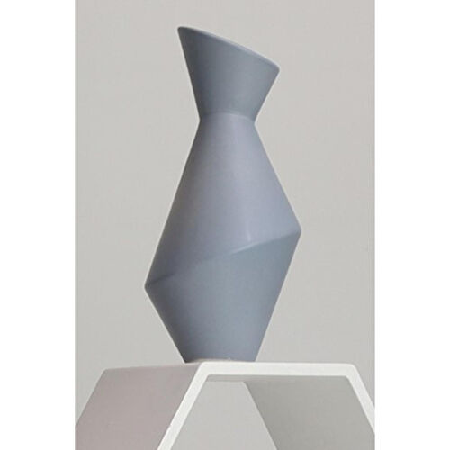 Beige & Stone Teza Vazo Dekoratif Obje