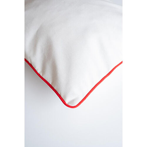 Beige & Stone Amerikan Bezi Biyeli 45x45 Yastık Kılıfı – Şık Ve Dayanıklı Kumaş